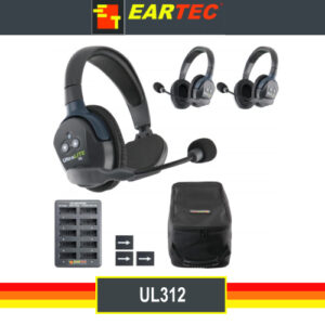 Sistema de 3 Diademas 1 Sencillas y 2 Dobles UltraLITE HD para 3 Personas