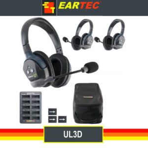 Sistema de 3 Diademas Dobles UltraLITE HD para 3 Personas